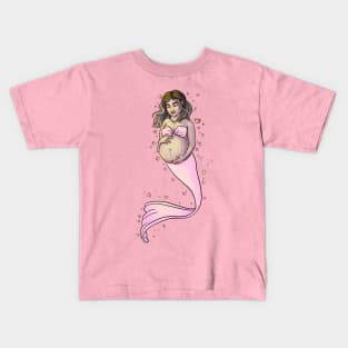 Mer- mommy to be Kids T-Shirt